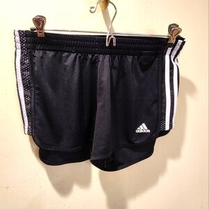 Adidas women's black athletic short size S